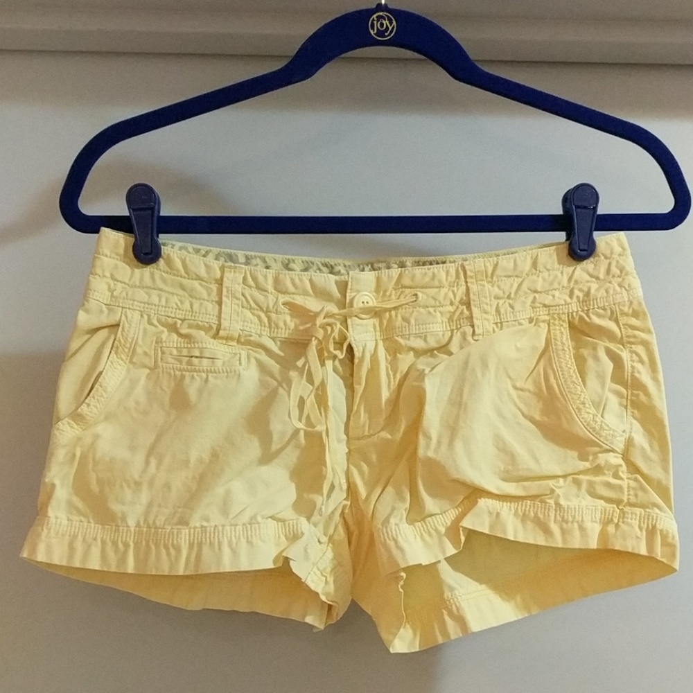American Eagle Outfitters Yellow & Teal Shorts